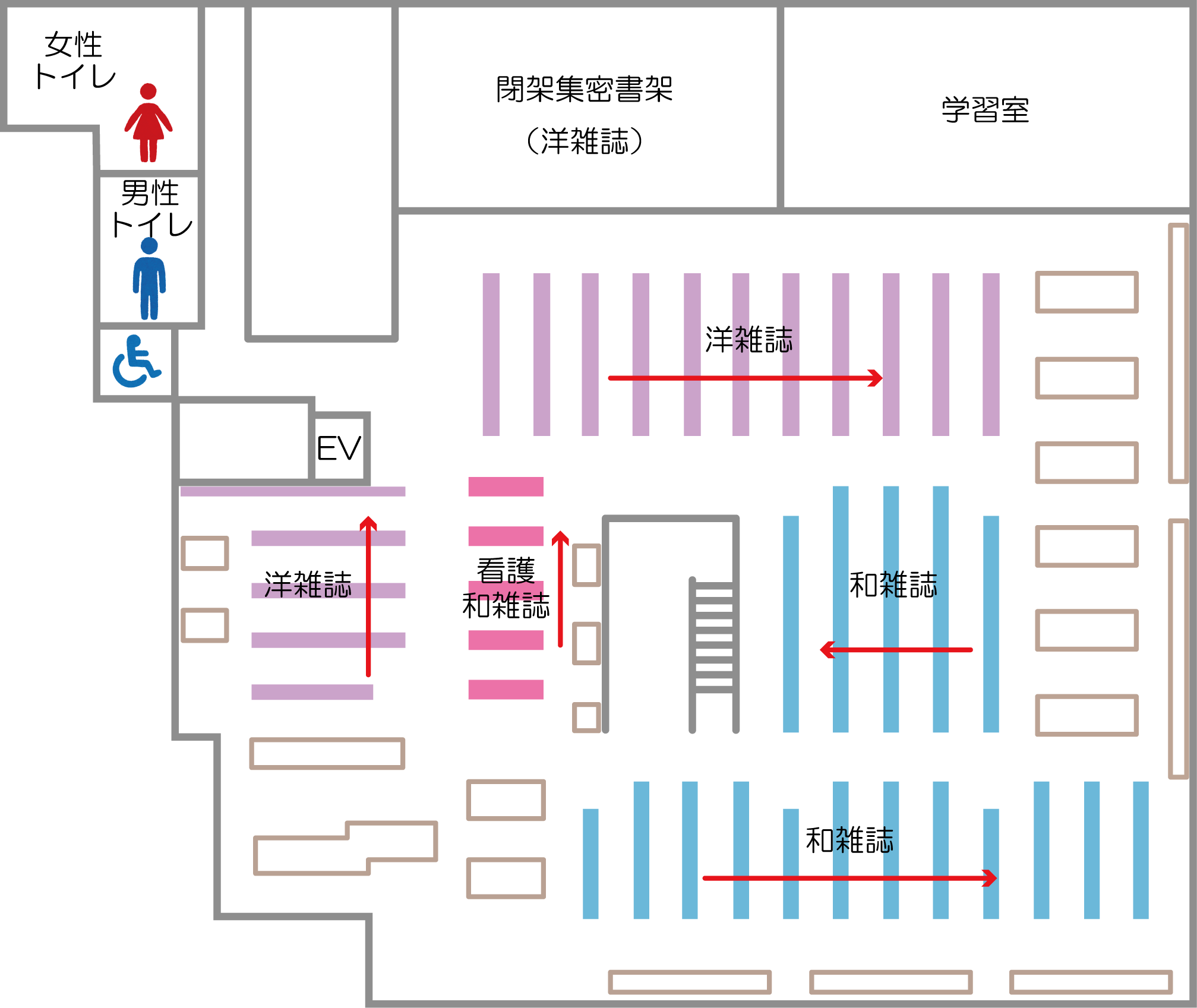 図書館2階