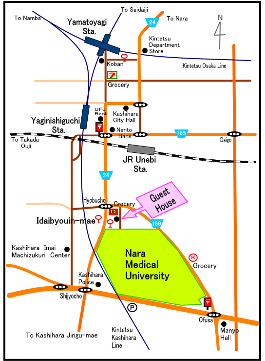 Area Map around NMU