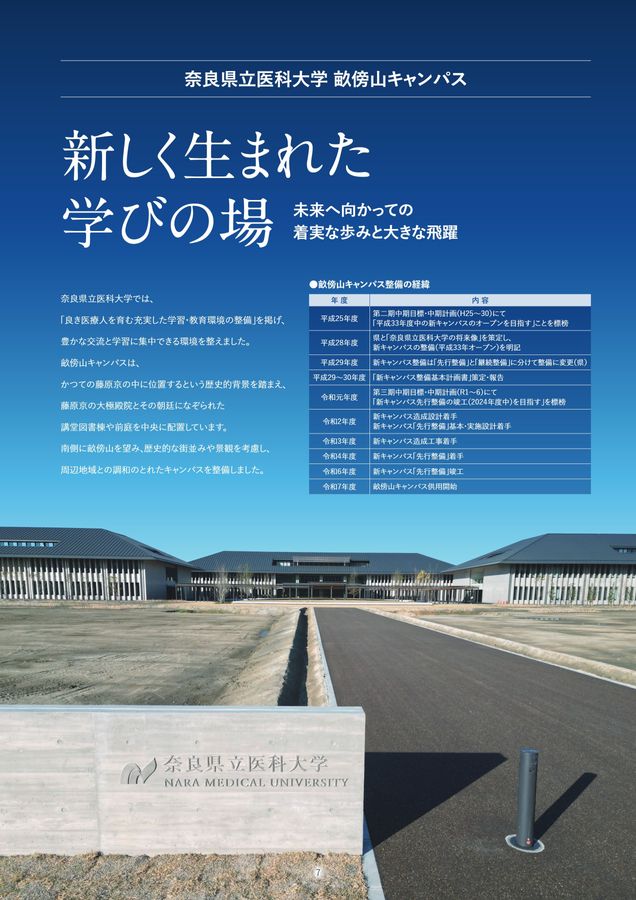 奈良県立医科大学_開学80周年及び畝傍山キャンパスオープン記念